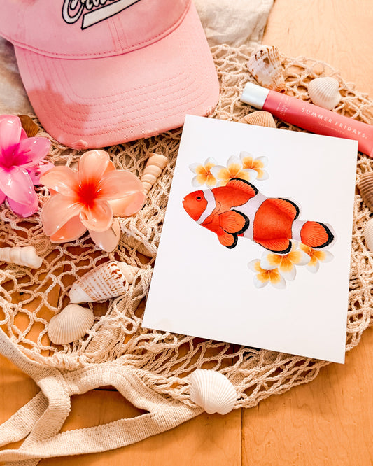 Clownfish in Bloom - 5x7 Print