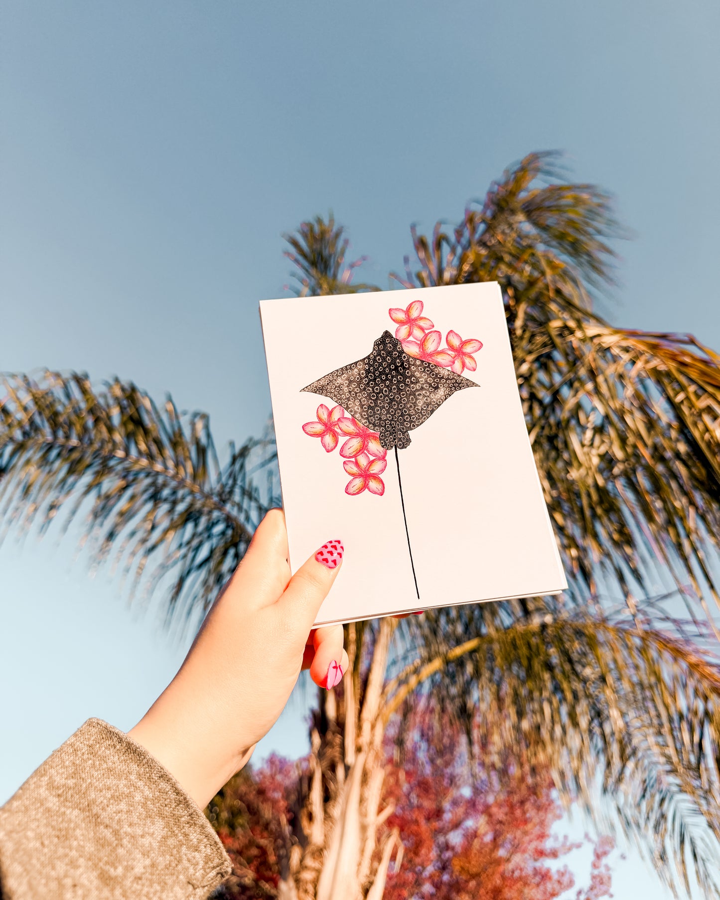 Stingray in Bloom - 5x7 Print